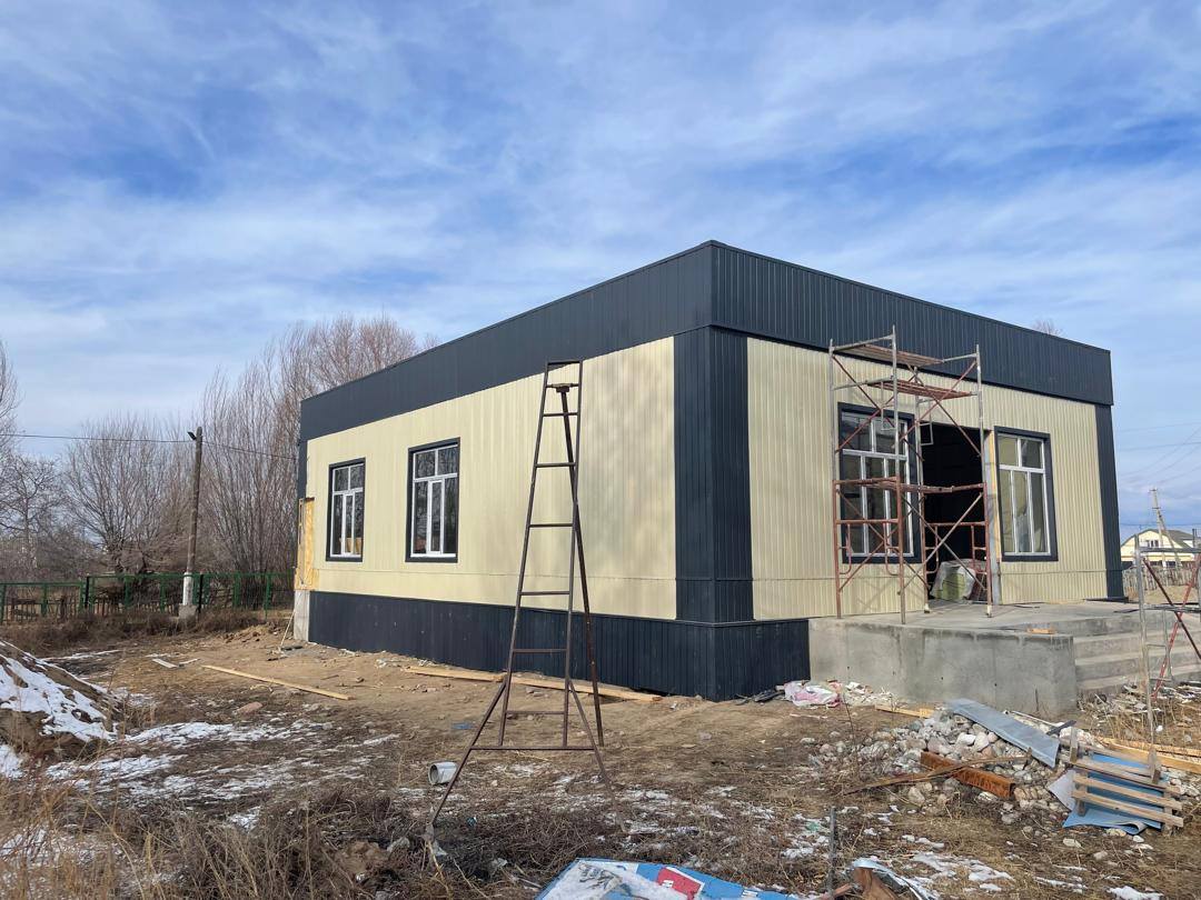 Конференц-зал в селе Тамга находится в стадии строительства.